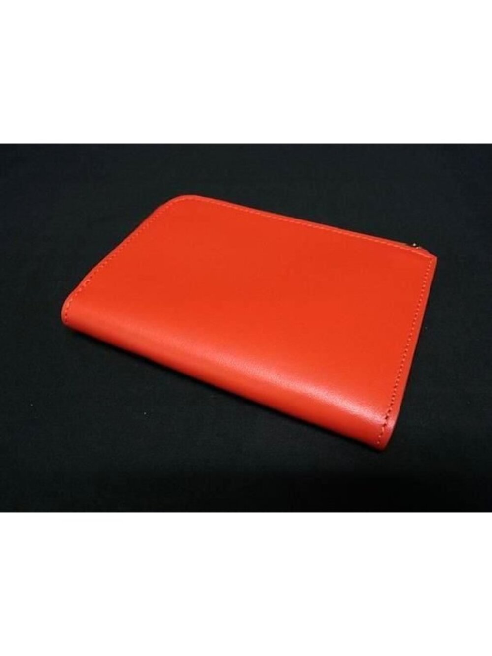 Celine Leather L-shaped Zipper Coin Purse Orange - Picture 2 of 4